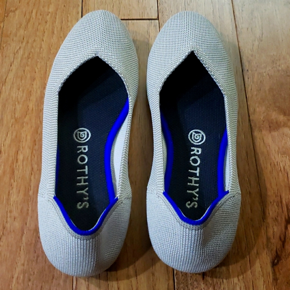 EUC Rothy's round toe ballet flats